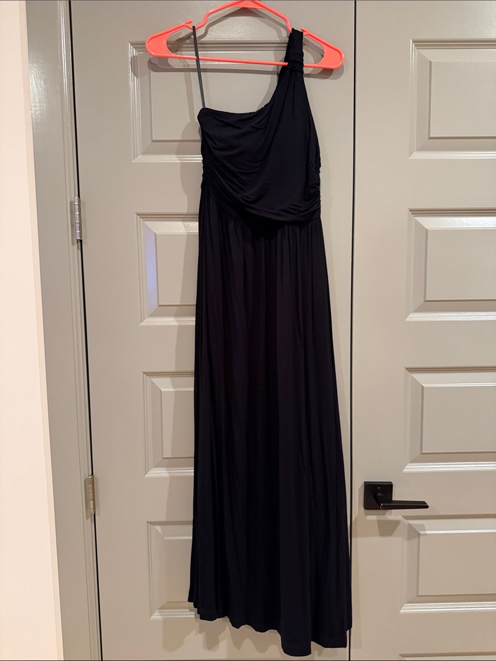 Soma Black One-Shoulder Maxi Dress
